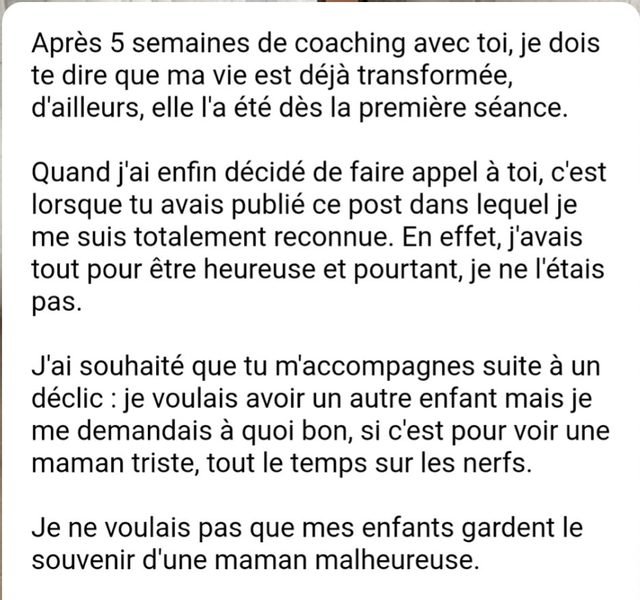 Témoignage