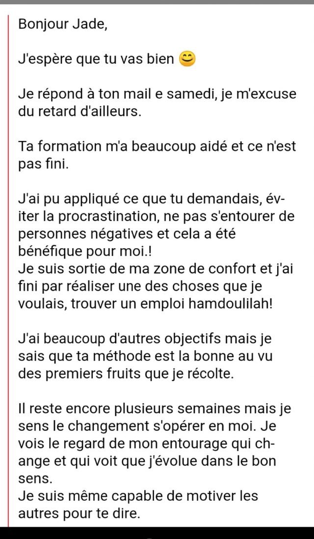 Témoignage