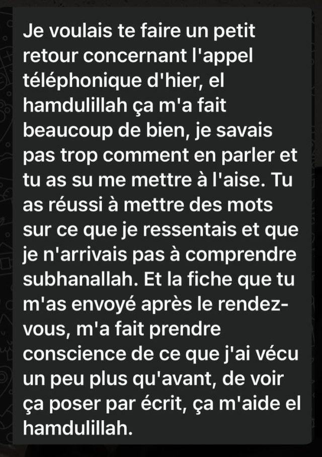 Témoignage