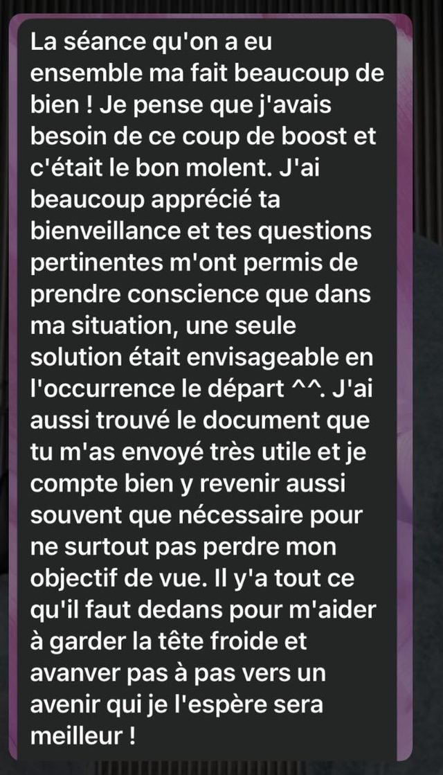 Témoignage